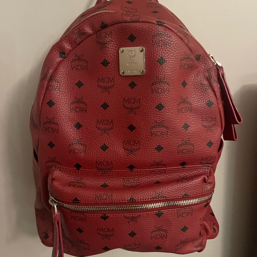 Tibetan red MCM Backpack